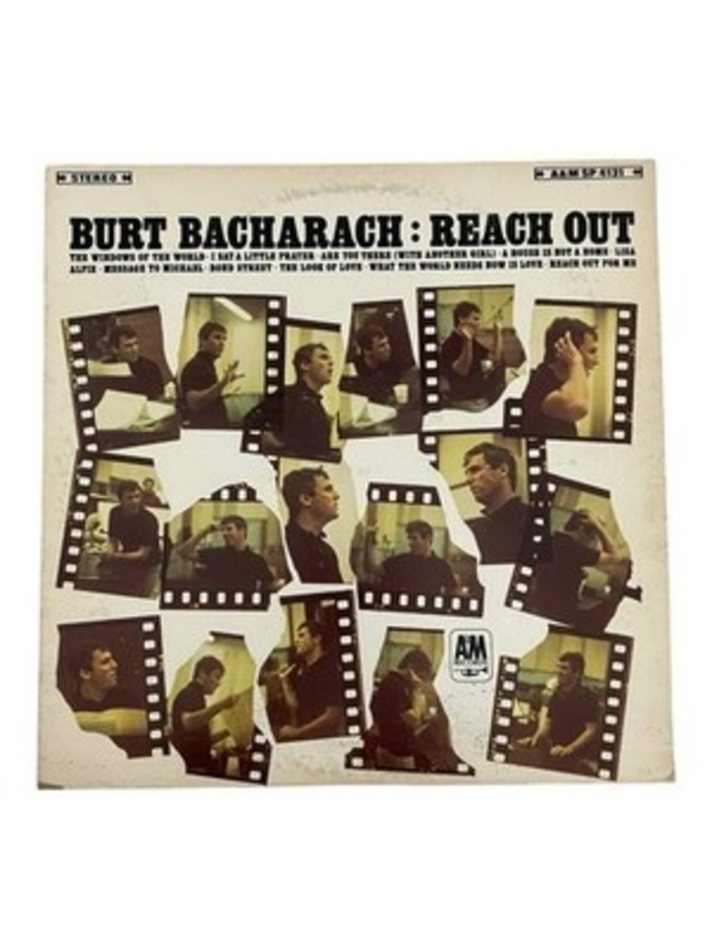 Burt Bacharach Reach Out LP Vinyl Record A&M SP4131 Easy Listening VG+